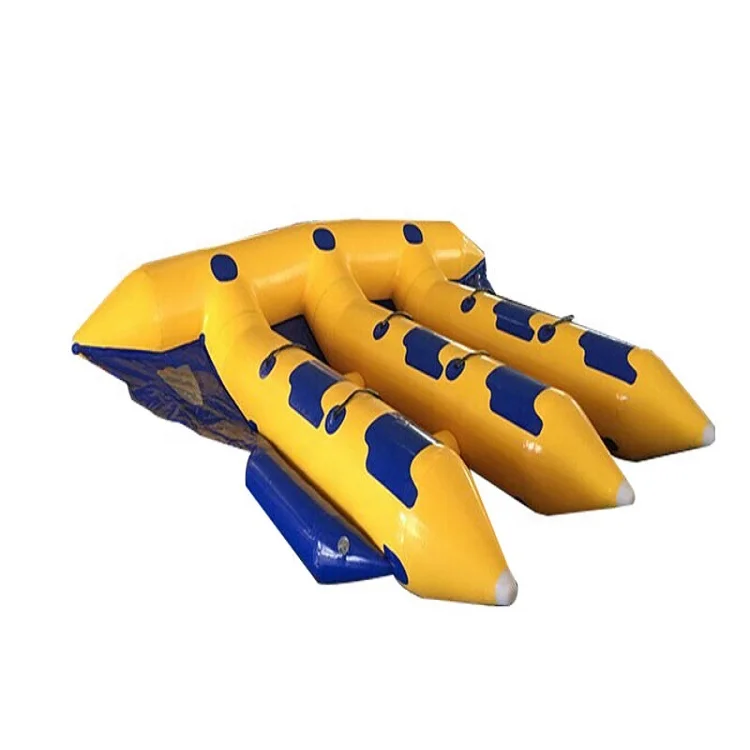 
4-12 Persons(Riders) Seat Durable Inflatable Towable Tube Outdoors Banana Boat / Fly Fish 