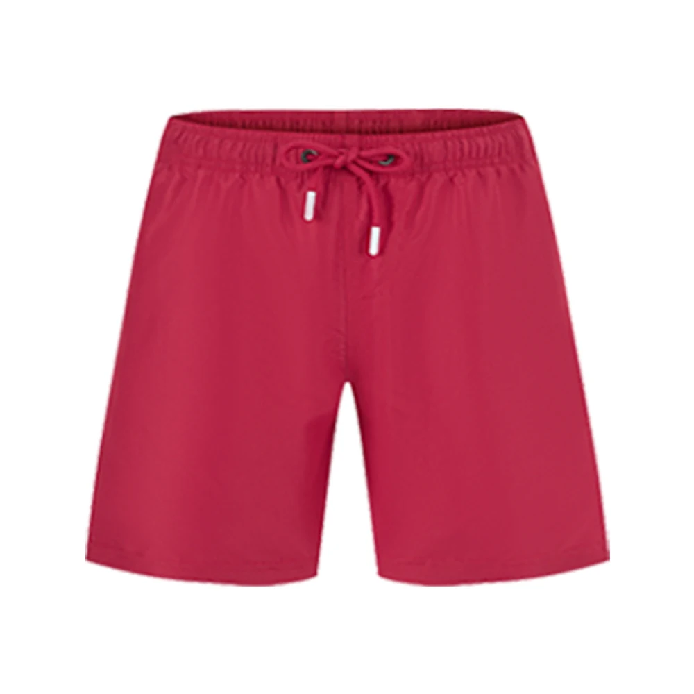 Wholesale Customized Fashionable Florescent Green Color Summer Men Swim Shorts With 100% Polyester For Children