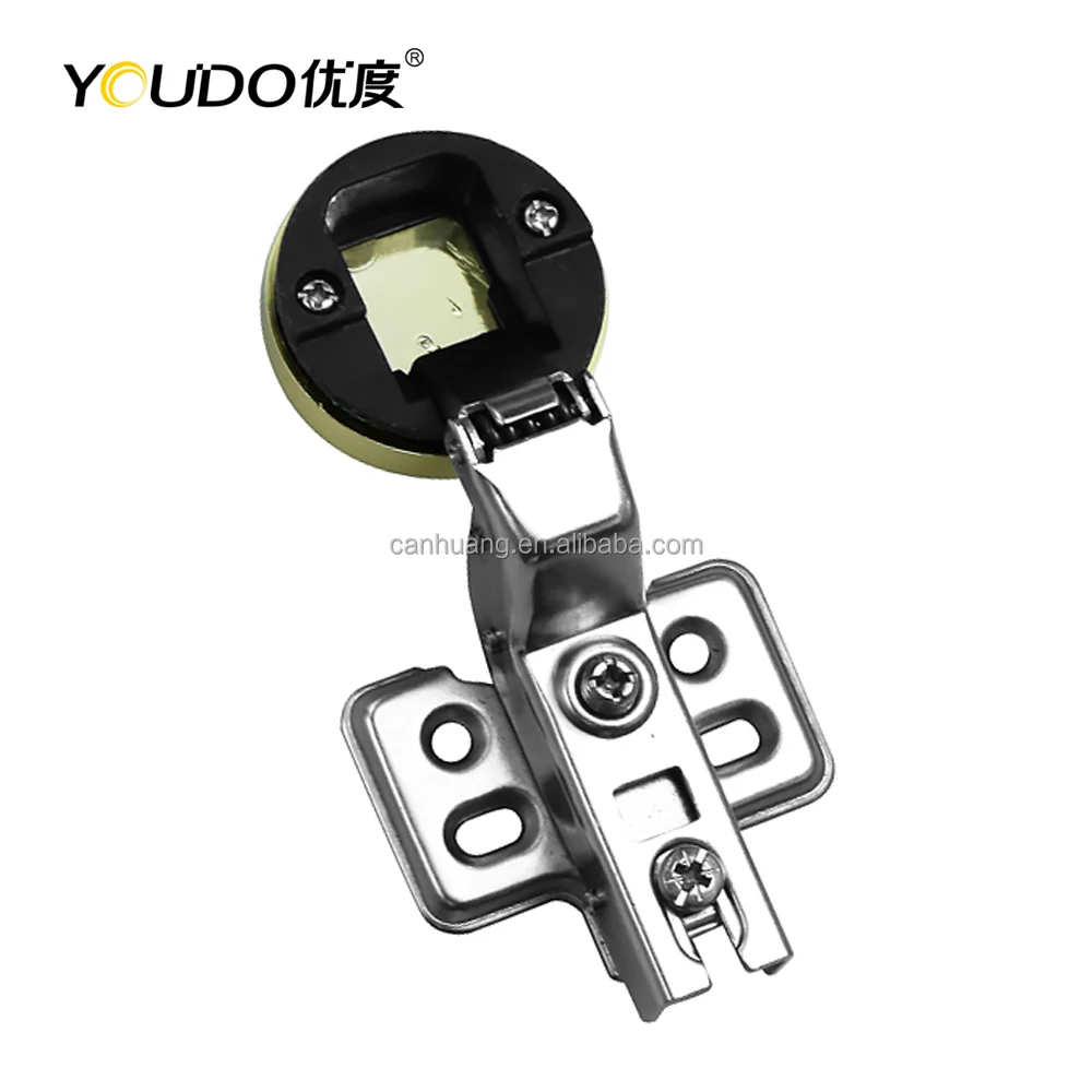 YOUDO Furniture Hardware Spring Plastic Hinge Cabinet Hinges Soft Closing Glass Door Hinges for Bathroom Toilet