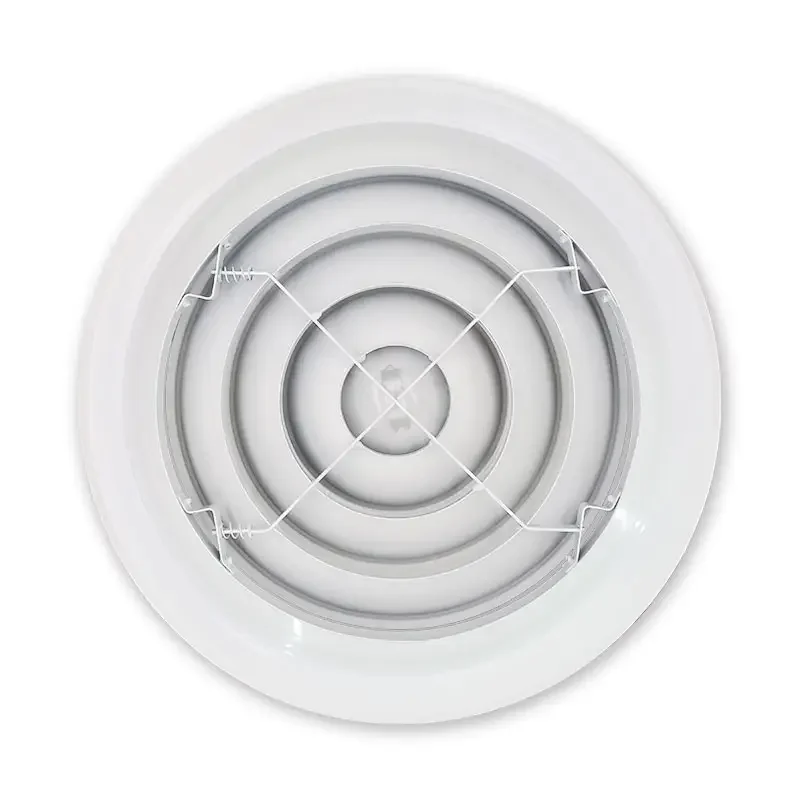 Newest Hot Sale Round Ceiling Diffuser Air Supply Grille With Damper Adjustable Aluminum Air Diffuser