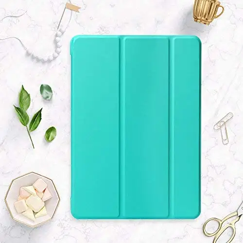 Case For New iPad 9.7 2018 - Slim Lightweight Smart Shell Stand Smart Cover With Soft PU Leather For ipad 9.7 2018