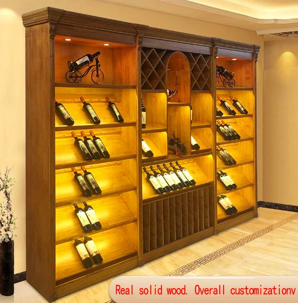 
classcial color wine rack living room and bar wine rack 