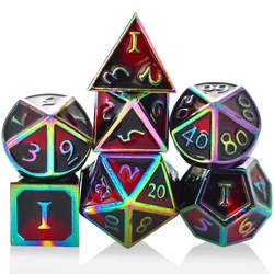 Bulk dice wholesale polyhedral metal set dice Dungeon and dragon miniature role playing DND metal dice
