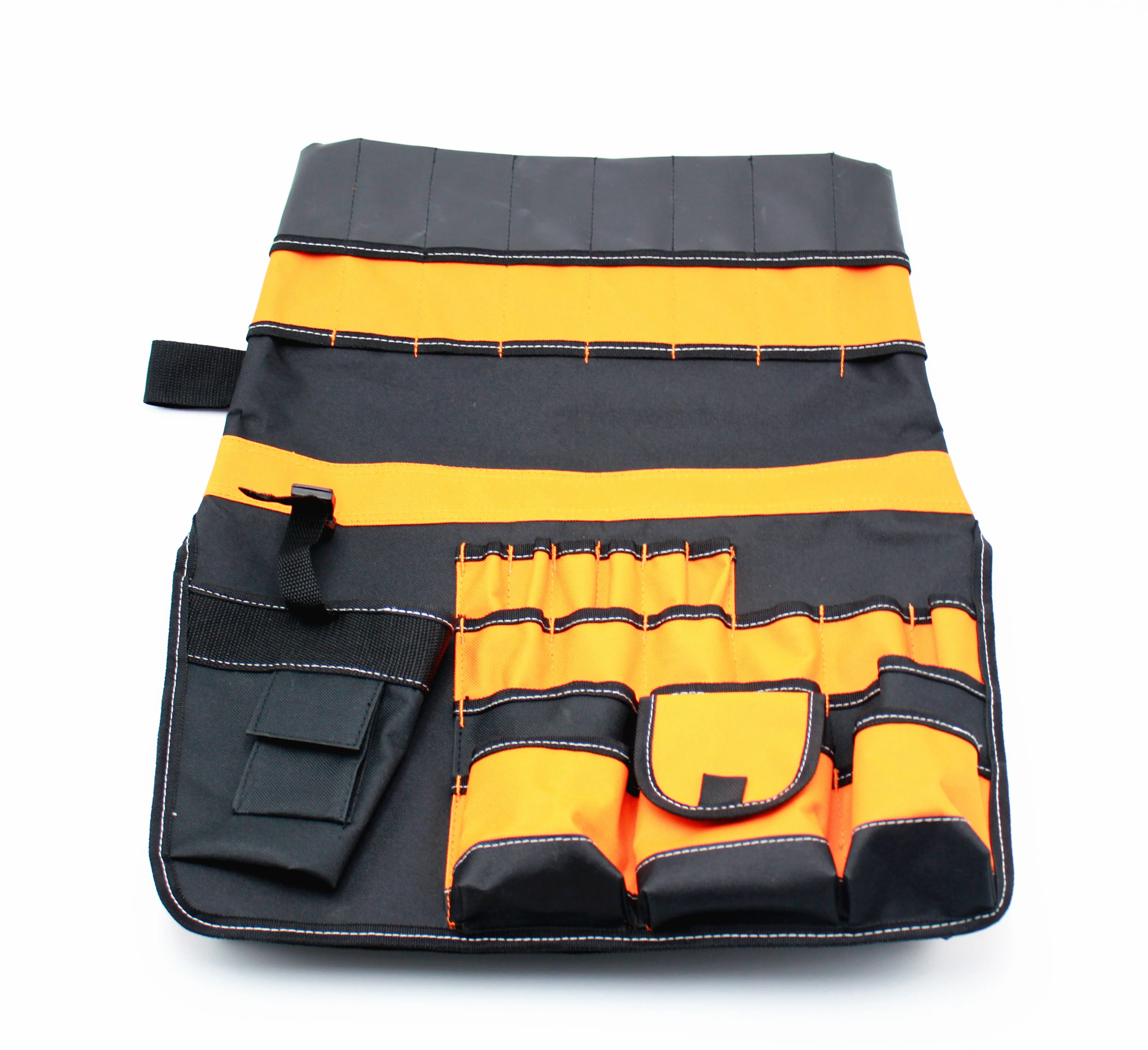 Multi-Purpose Bucket Tool Bag Polyester 19-pocket Design Scaffolding Foldable Durable Storage Tool Pouch Bag