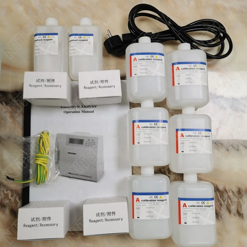 Медицинский анализатор крови 60 образцов/h автоматический электролитов с сенсорным экраном система анализа и газа класс II