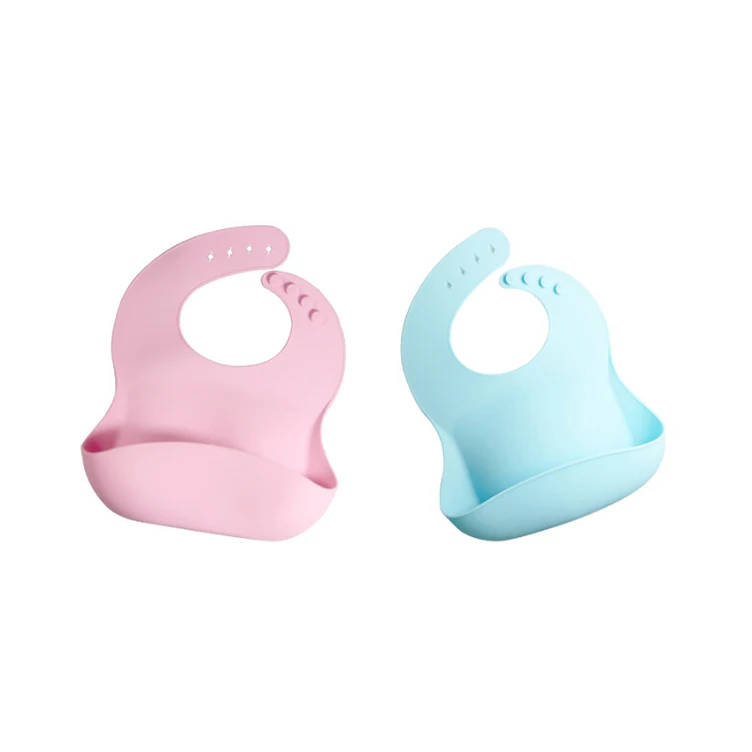 Моющиеся Водонепроницаемые силиконовые нагрудники для кормления детей с Ловец крошек