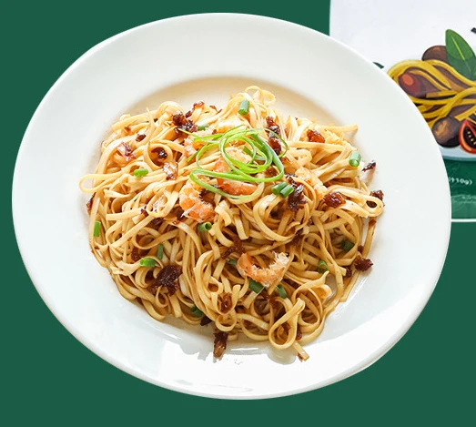 OEM factory food organic longlife halal Peanut Butter Scallion Oil Spicy Instant Bag Non-Fried Ramen Noodles With Seasoning