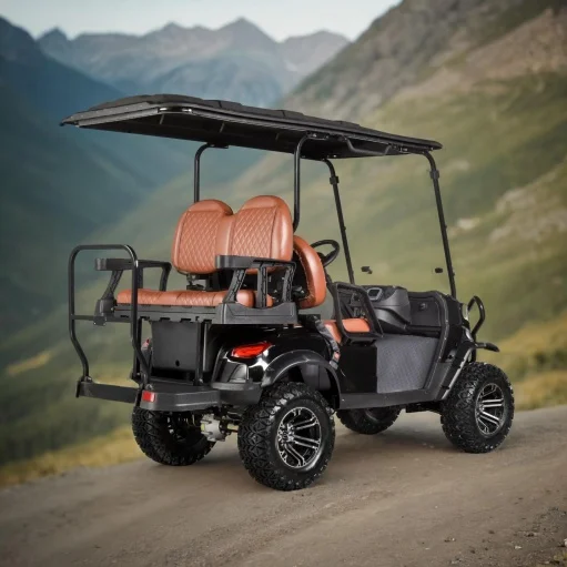 Off Road 4-seater Electric Golf Cart With Bump Custom Body Color Seat Lifted Buggy