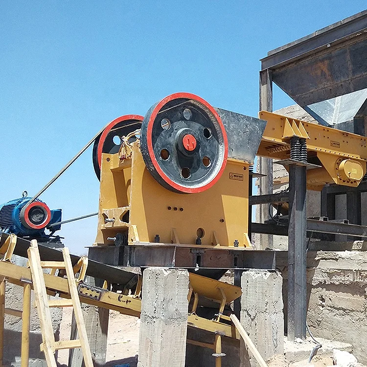 Copper Iron Ore Crasher Processing Plant Breaking Jaw Crusher Machine For The Stone