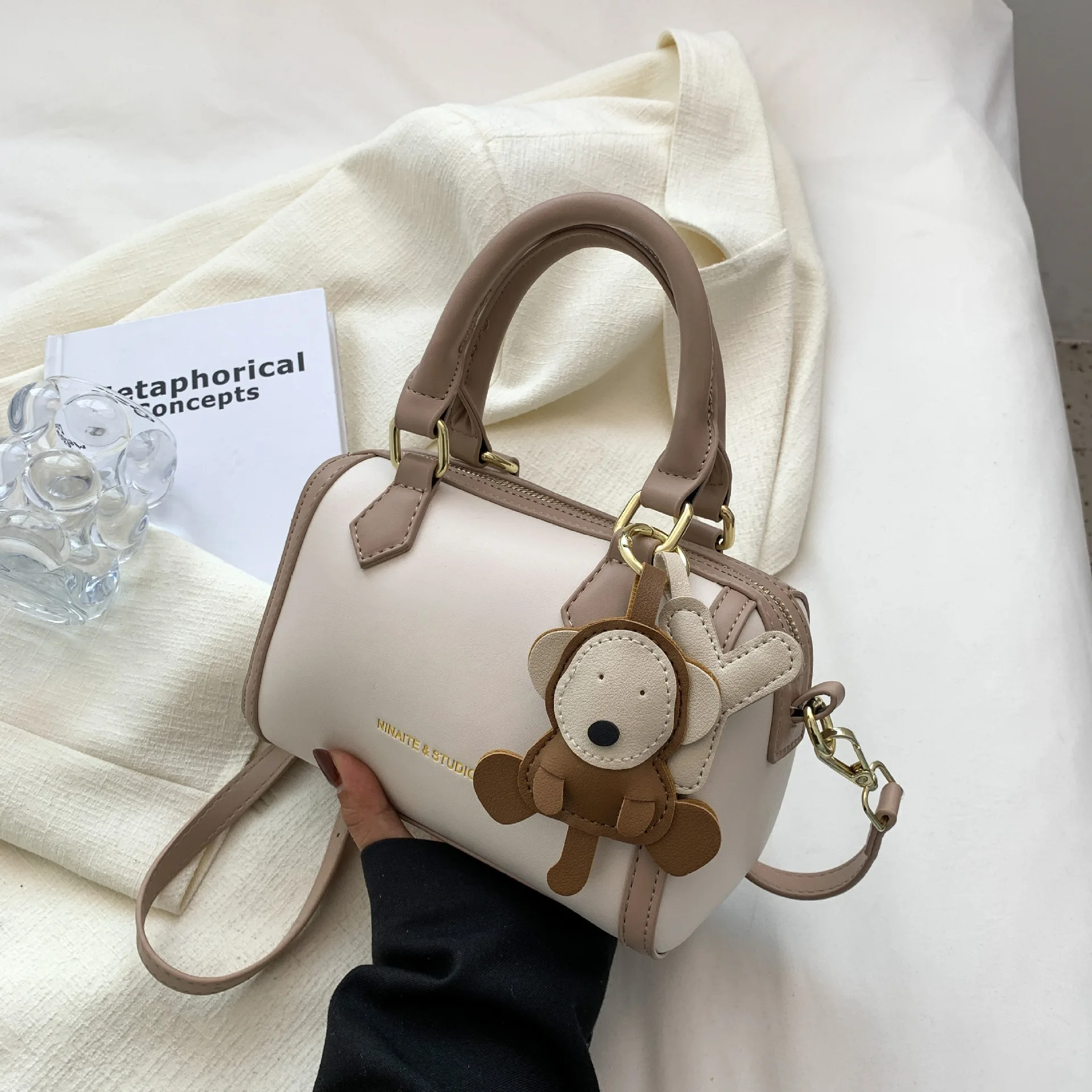 YIMYIK Wholesale High Quality Leather Handbag Fashionable Cute Single Shoulder Bag