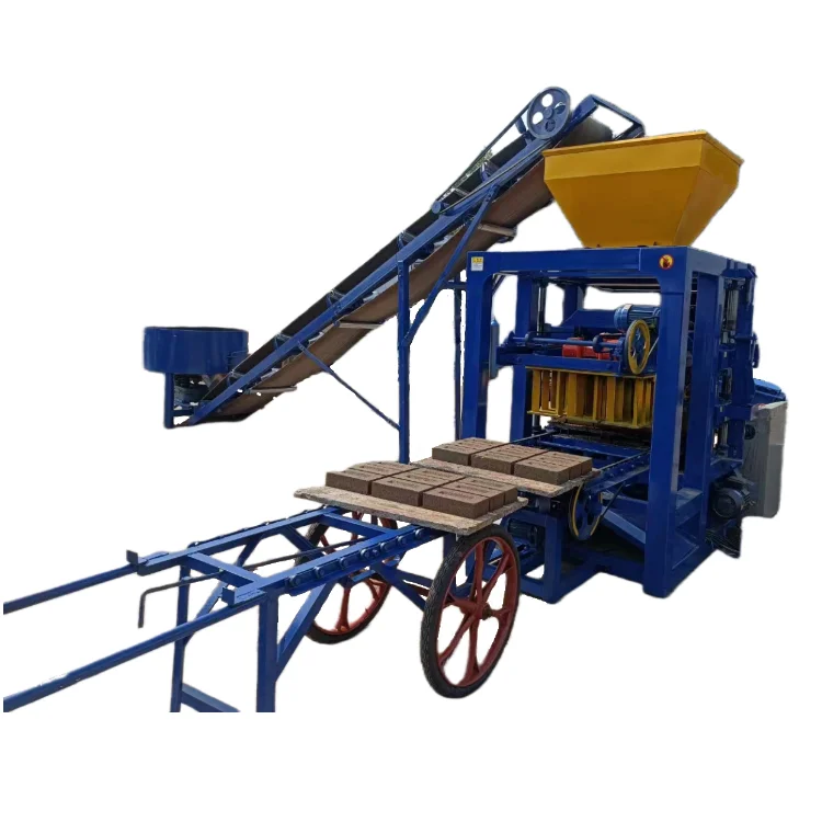 QTJ4-24 Fabrique de briques argile et ciment QT4-24 машина lectronique fabriication бриковый qt4-24