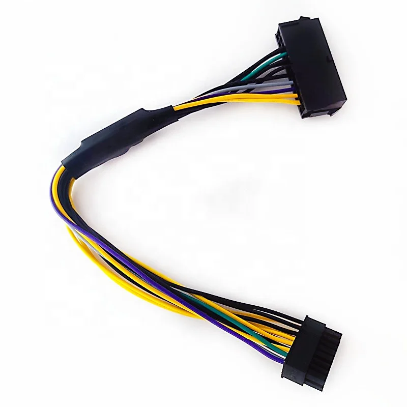  PSU ATX 24Pin to Motherboard 16Pin Adapter Cable 24 Pin 16 Power 18AWG 30CM for Fujitsu power