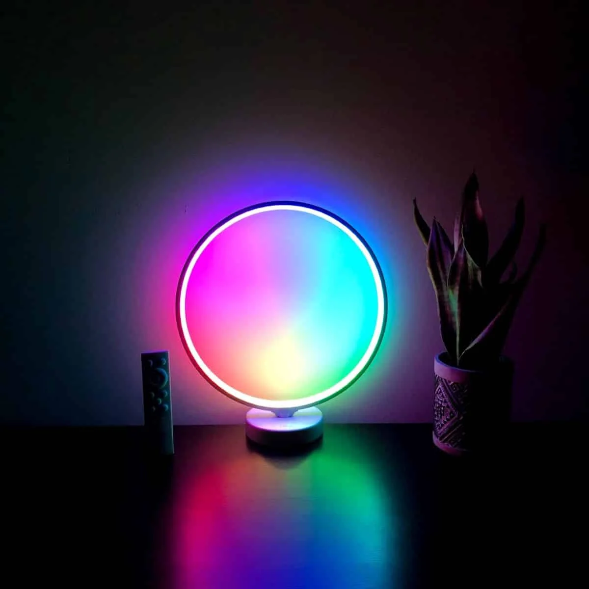 
8w Wifi Mood Lamp Auro Light for Garden, Party, Patio, Living Room, Bar LED Table Lamps Babies and Kids Colorful Home Party 1pcs 