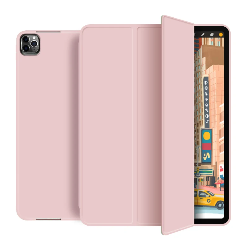 Soft Silicone TPU Back Case For Newest ipad 2020 pro 12.9