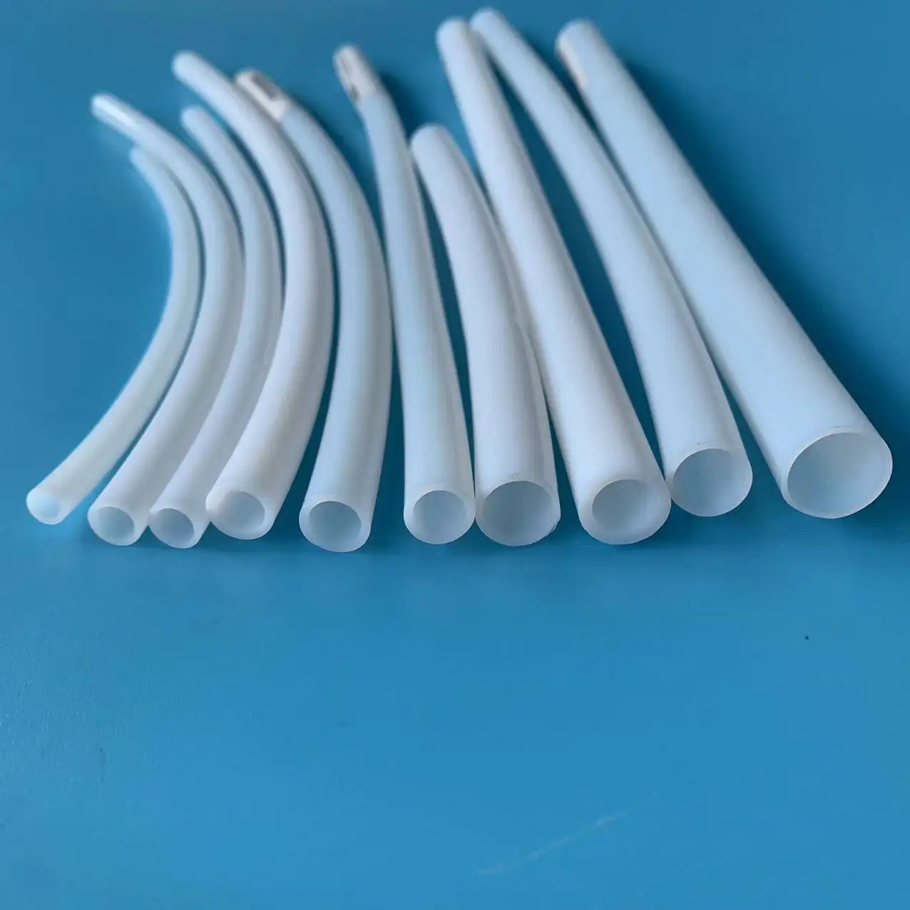 Dankai High Pressure PTFE Hose White PTFE Pipe Custom Plastic Tube High Temperature Resistance Fluoropolymers Tubing