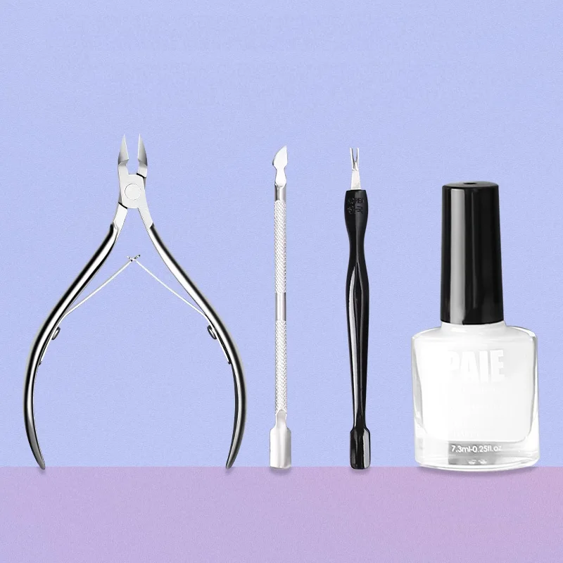 Manicure Tool Set, Nail Care Set Softener Top Coat Base Coat Cuticle Oil With Nipper, Nail File