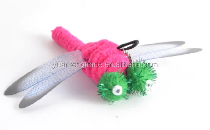 Cat Toy Wand Feather Filler Various Colors