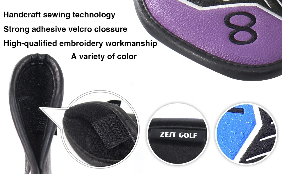 Высококачественные Чехлы для гольф-клубов, оригинальные чехлы для головы