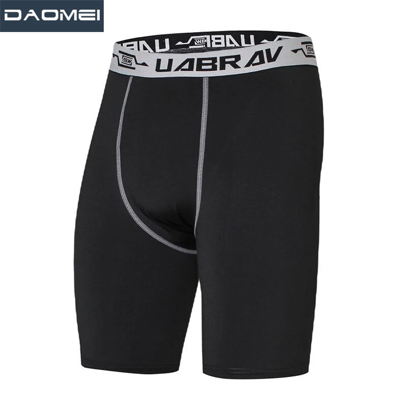 
High Elastic Leggings Fitness Shorts Mens Quick Dry Spandex Running Custom Compression Shorts 