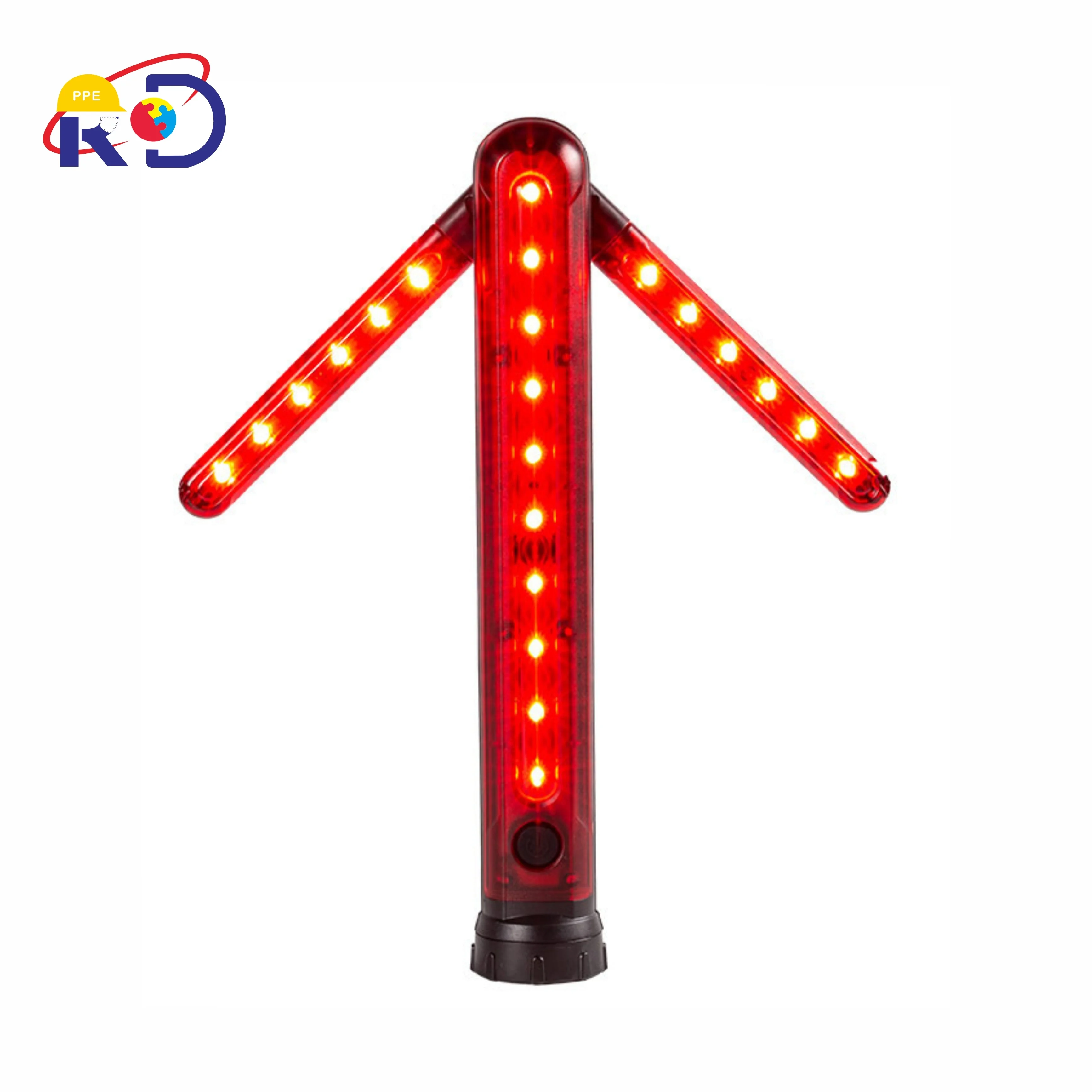 Multifunctional USB charging folding triangle arrow strong magnetic attraction road emergency warning light