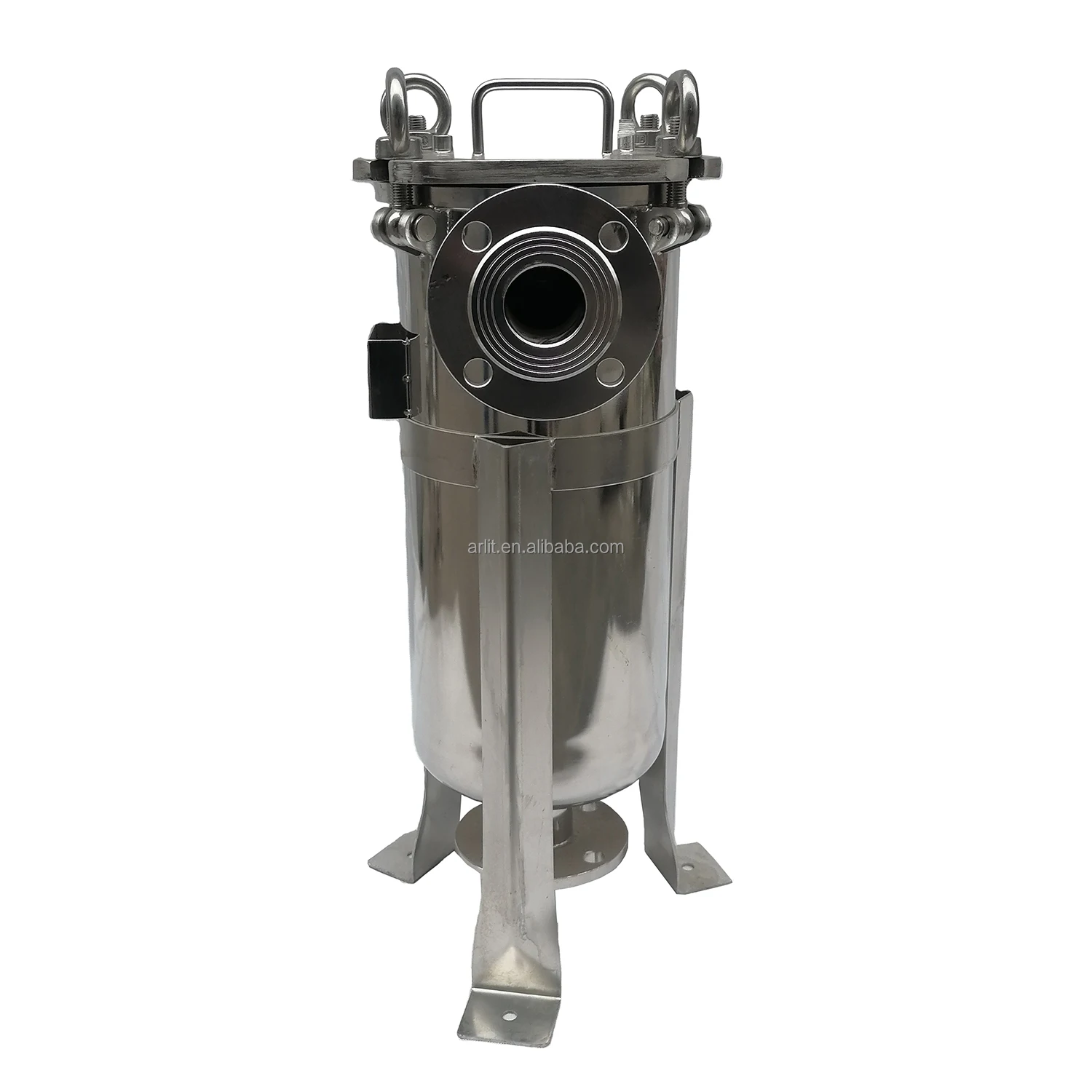 High filtration stainless steel 304 316  bag filter housing for wine beverage  beer coconut water milk oil filtration