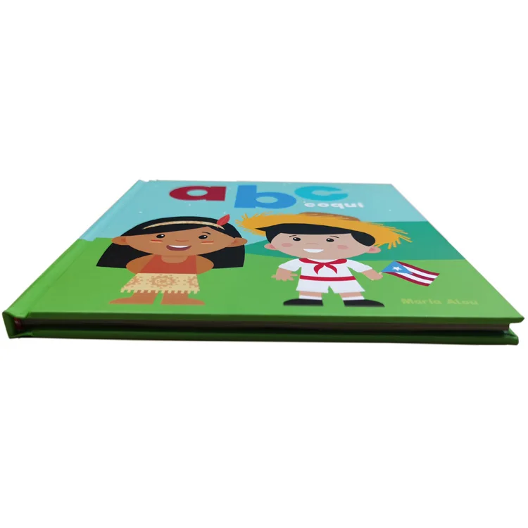  Factory deliver high quality coloring children hardback book printing sewing
