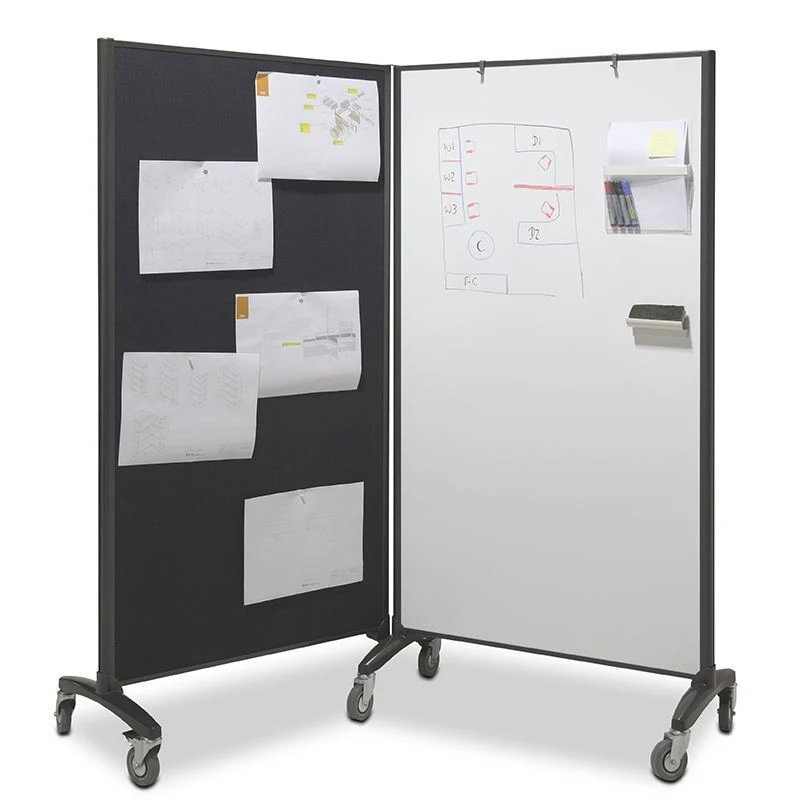 Movable revolve conference room mobile whiteboard
