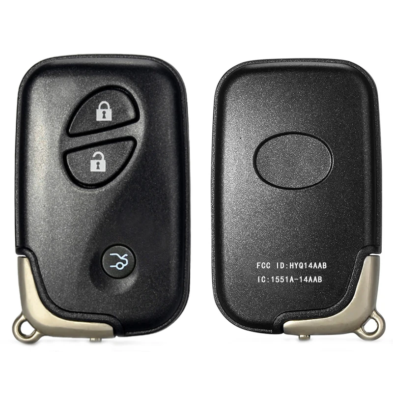 For Lexus 3 Button Smart Remote Key Shell ( With Emergency Key TOY48 ) 3 Buttons