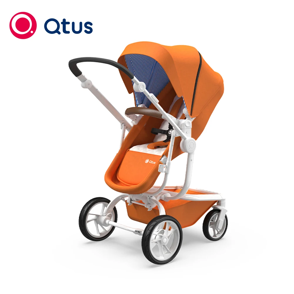 QTUS Spider, walker baby, poussette, Design for travel, Premium Suspension PU Wheels, High landscape, All-terrain, EN1888
