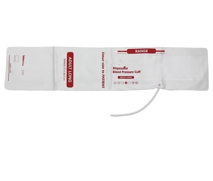 Infant or Adult Size Soft PVC non-woven Long guarantee period Reusable NIBP cuff  Blood Pressure Cuff