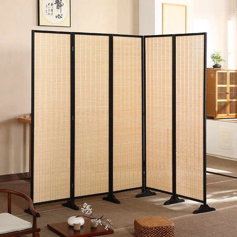 Chinese Hot Sell Bamboo Folding Room Screen Divider Office Partition