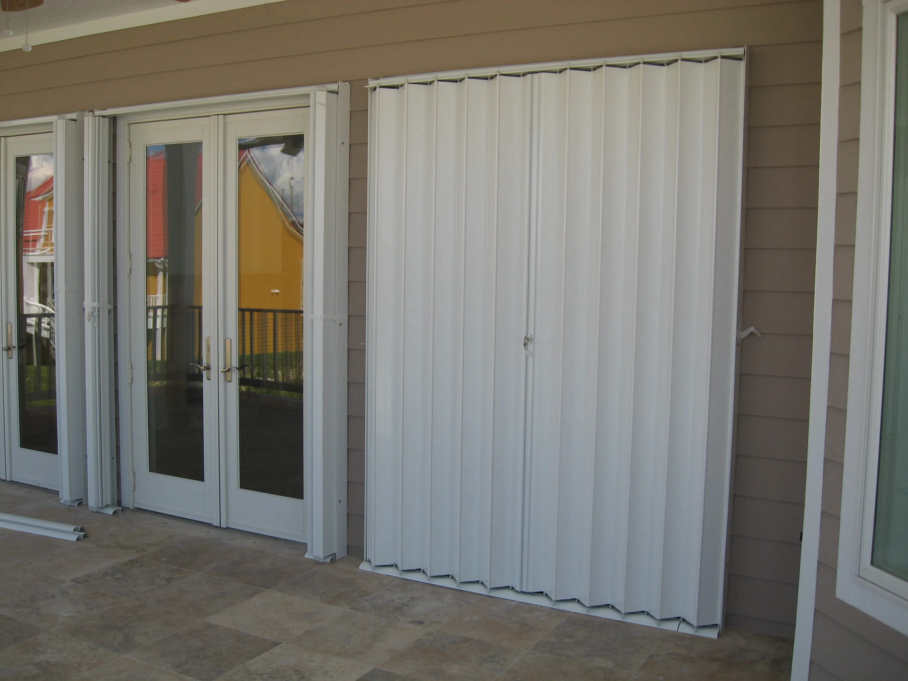 TOMA Hurricane Impact Shutters Outdoor Windproof Patio Louvers Shutter for Florida State Standard