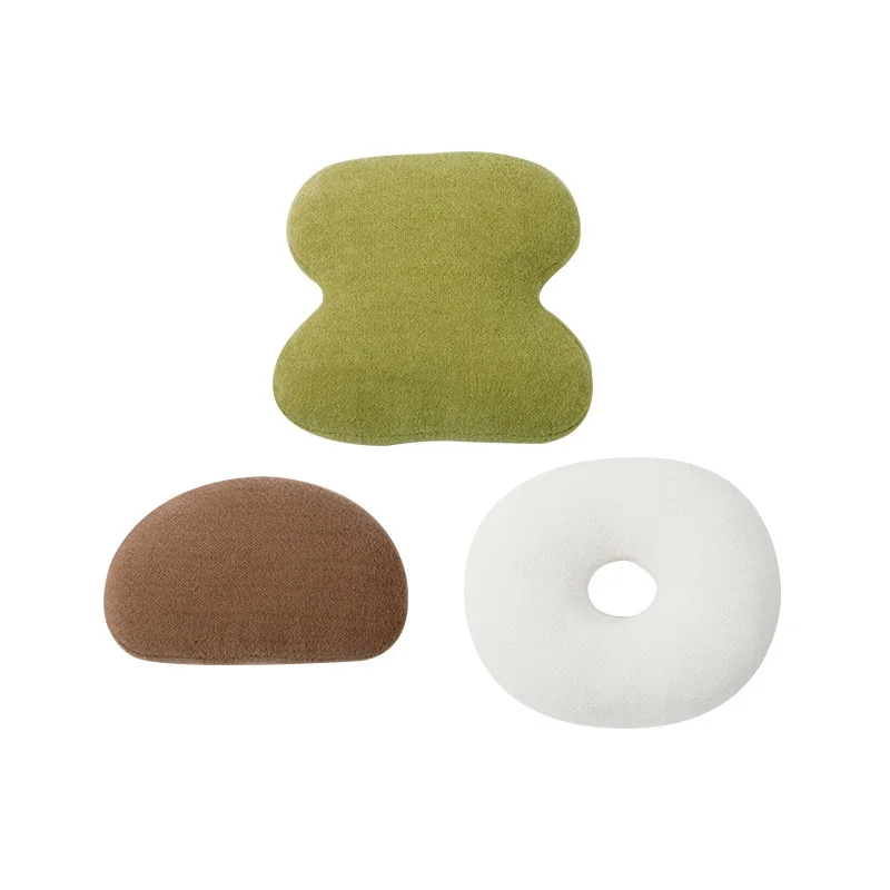 Customizable Creative Waist Cushion Sofa Pillow Factory-Woven Velvet Soft Living Room Mattress Doughnut Cute INS Special Shape