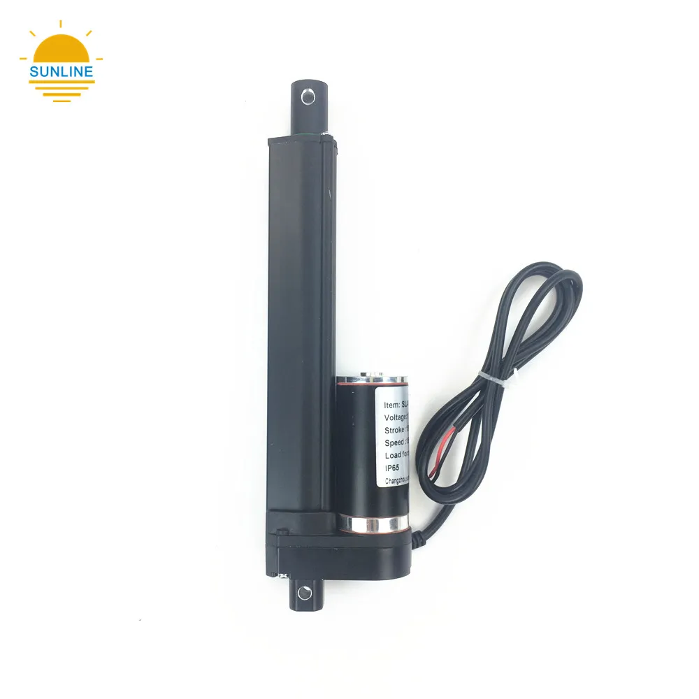 SLA02 24V magnetic Linear actuator Load Force 1000N Speed 15mm/s Stroke 150mm IP54/IP65