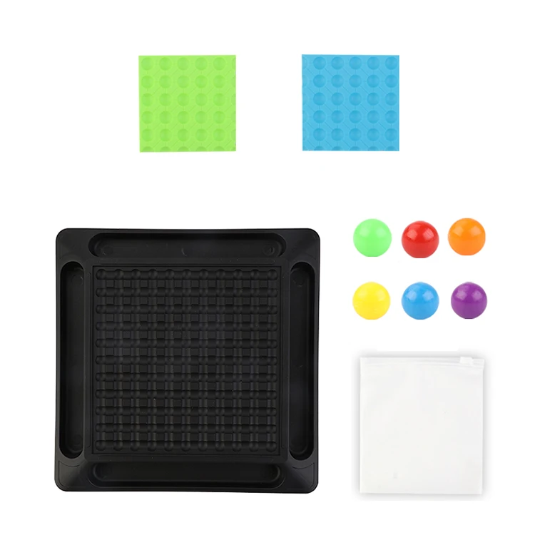 Fun Rainbow Bead Elimination Toys Three In One Entertainment Checkers  Love Elimination Interactive Board Game Other Toys