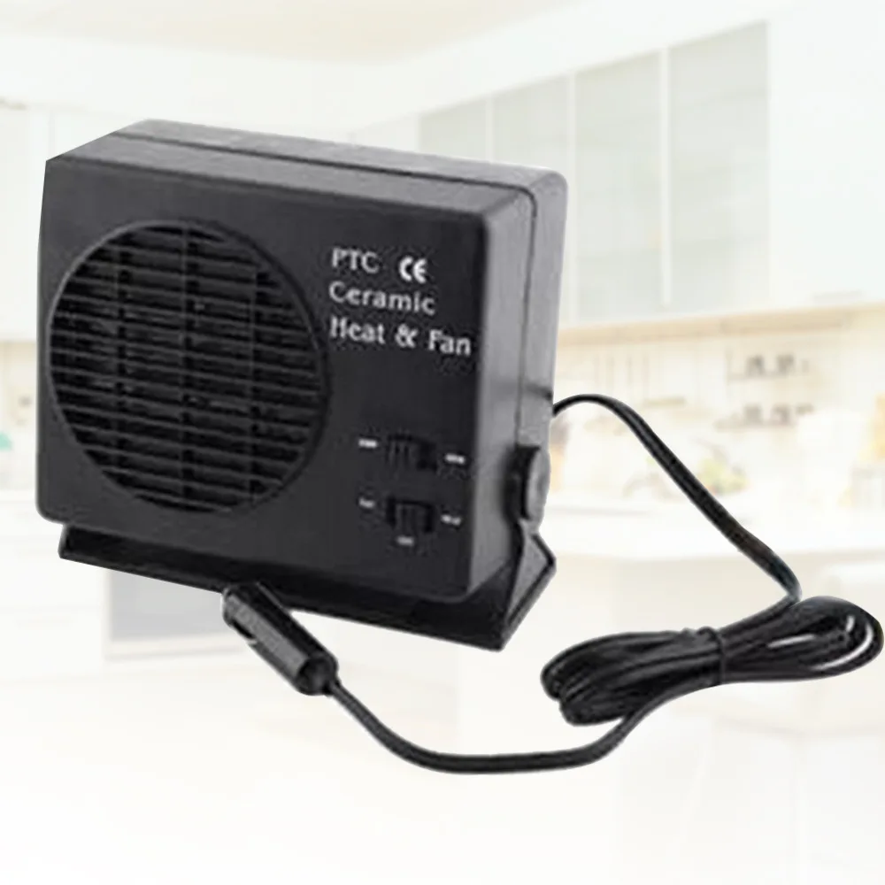 Автомобильный обогреватель 12 В 150 Вт/300 Вт, автомобильный портативный вентилятор для ветрового стекла, керамический обогреватель PTC, вентилятор для автомобильных аксессуаров