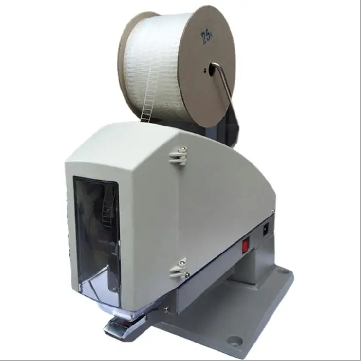QS-Z80 Labels for jeans socks packaging bags packaging fixed machine fast toys perfect binding machine label fixing machine
