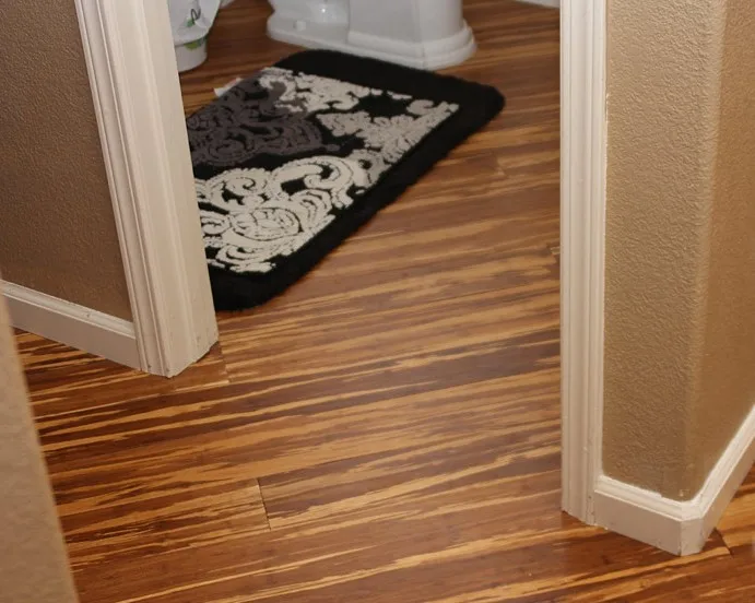 Factory Wholesale Price Tiger Stripe Strandwoven Bamboo Flooring