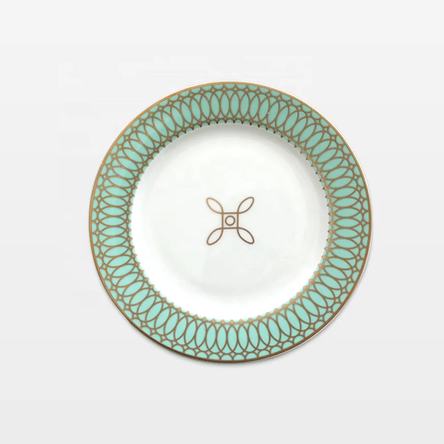 Wholesale Fine Bone China Ceramic Dinner Plates Dinnerware Sets Royal Class Tableware