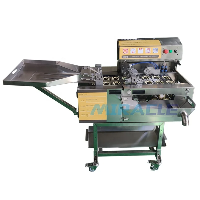 Labor saving orbital egg yolk and white separating machine