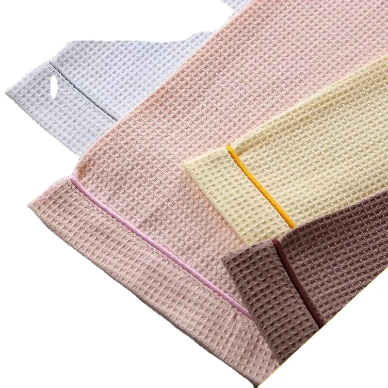 
Shawl Collar Waffle Style 100% Cotton Hotel Kimono Robe 