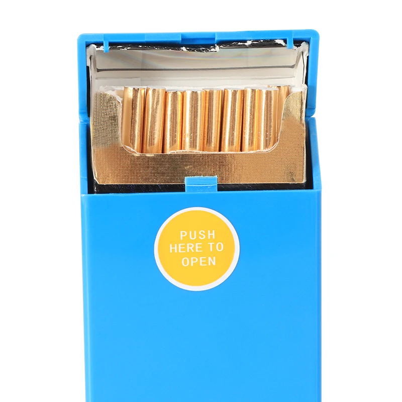 Factory Direct 20pcs Women Fine Cigarette Capacity Automatic Cigarette Box moisture-proof Smoking Accessories Cigarette Case