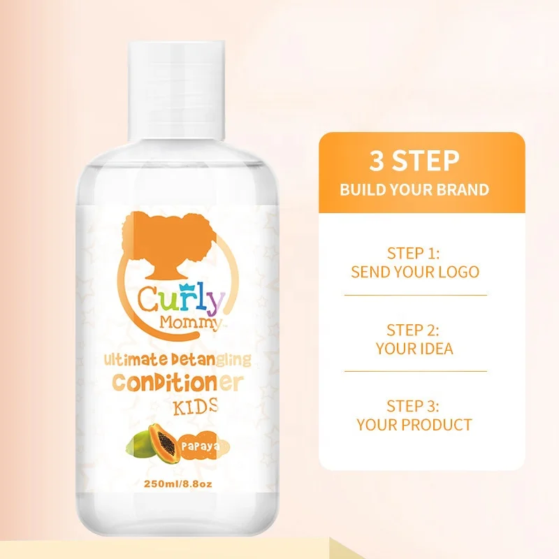 Private label natural hair moisturizer hair conditioner treatment for kids