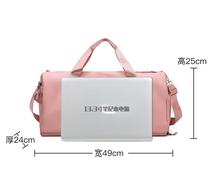 Dry Wet Separation Foldable Outdoor Travel Hiking Backpacks Sports Short Trip Yoga Fitness Bag