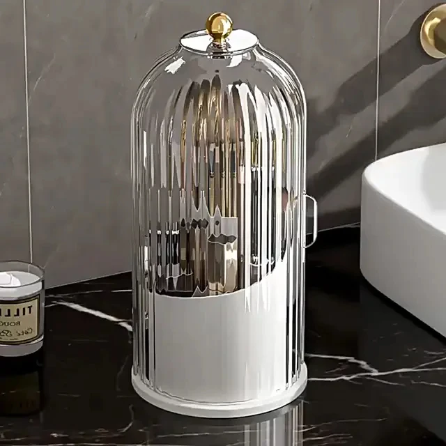 Waterproof Fashion Home Use Makeup Storage Organizer Transparent Desk Make up Storage Box for Hot Selling