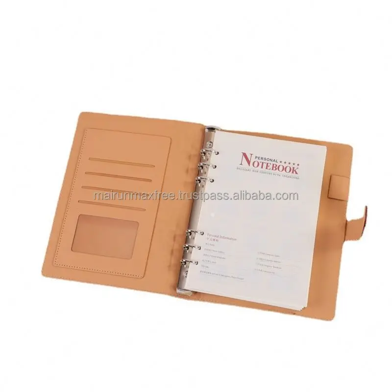 2021 luxury promotional gift custom diary notebook journal writing planner PU Leather A5 organizer agenda