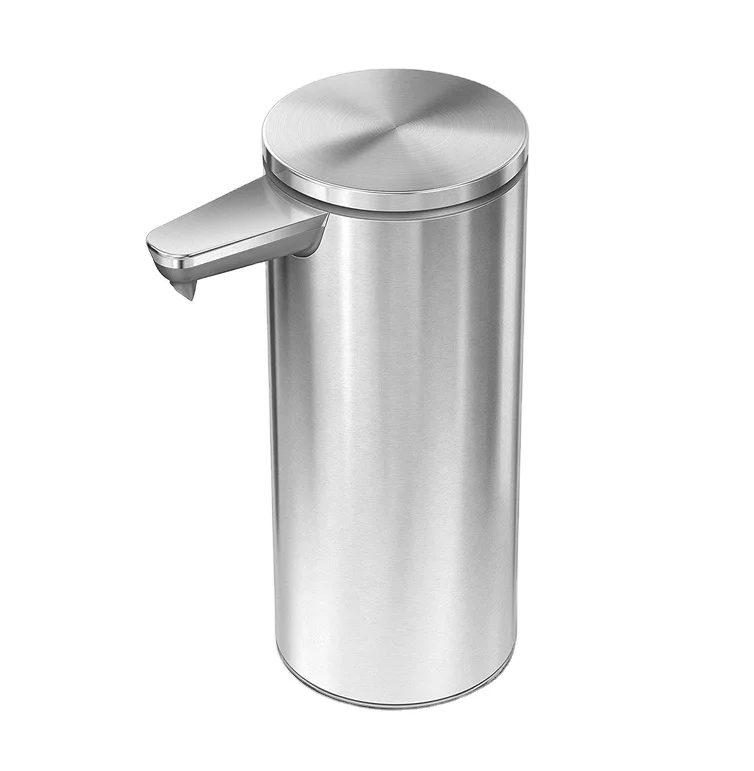 USB charge stainless steel touchless automatic IR sensor hand sanitizer dispenser soap liquid dispenser 266 ml