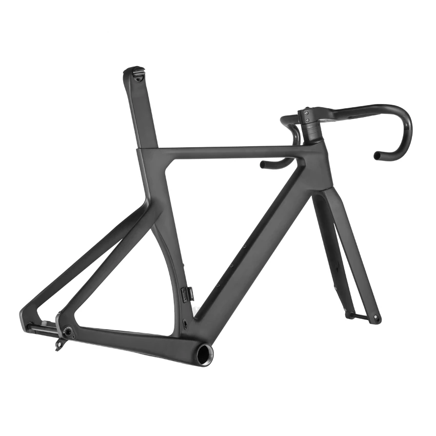 Spcycle 2024 New Aero Carbon Road Bike Frame Disc Brake Full Hidden Cable 700x32C Race Bicycle Carbon Frameset