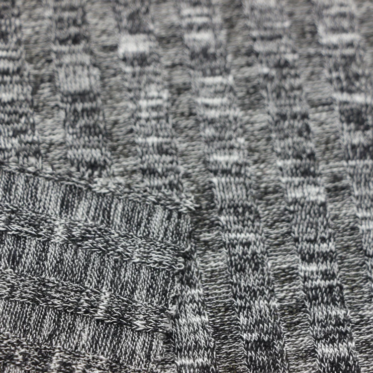 TR Spandex Twisting Yarn Coarse Needle Jacquard Single Jersey Knit Weft Fabric Coarse Jacquard Single Jersey Knit Weft Fabric