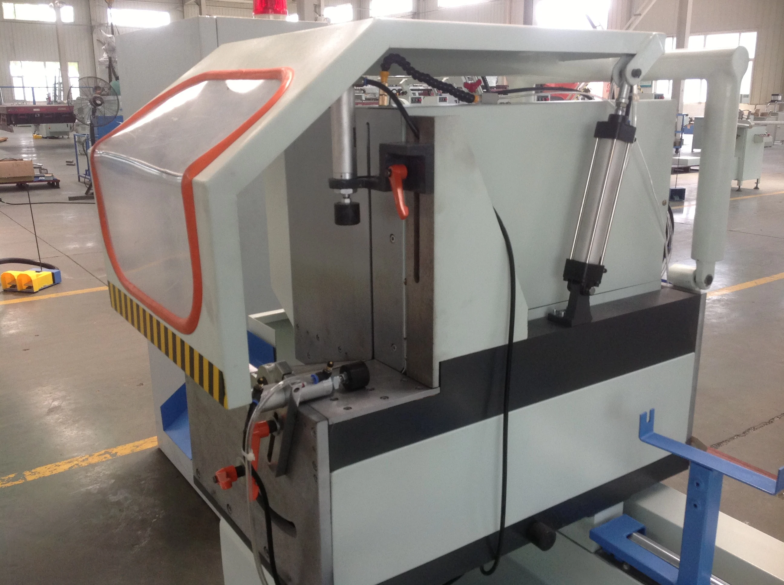 aluminum multi-profile double mitre cutting saw /PVC profile cutting machine/window door making machine